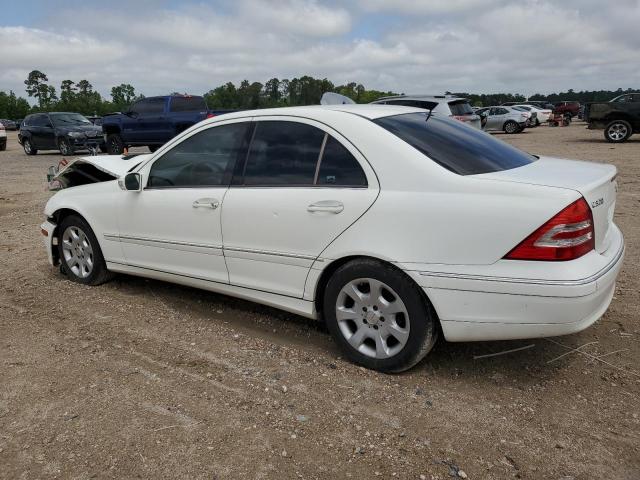 MERCEDES-BENZ C 320 2005 white  flexible fuel WDBRF64J75F570222 photo #3