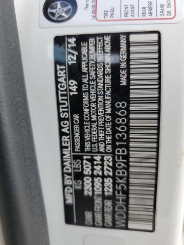 2015 MERCEDES-BENZ E 350 - WDDHF5KB9FB136868