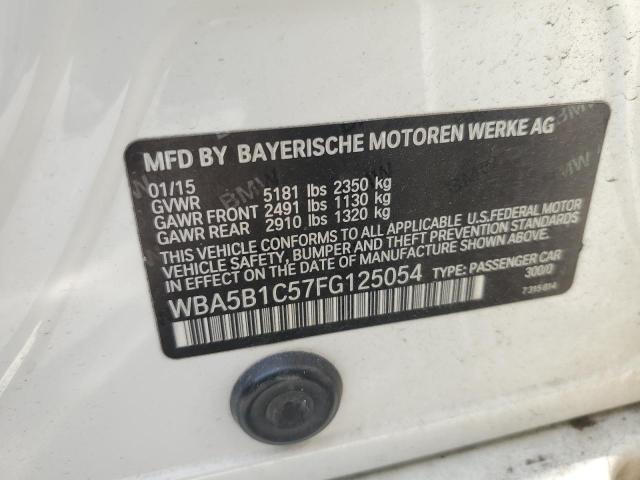 2015 BMW 535 I WBA5B1C57FG125054
