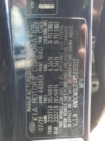 2019 KIA NIRO LX KNDCM3LD4K5331512