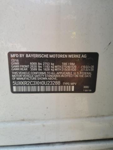 2017 BMW X5 SDRIVE3 - 5UXKR2C3XH0U23288