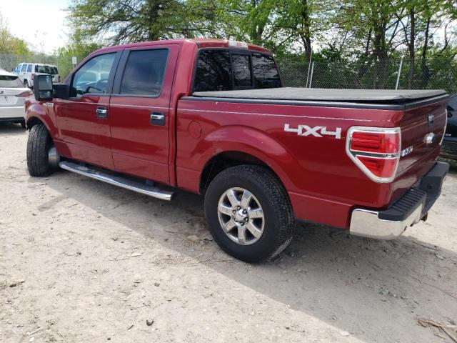 FORD F150 SUPER 2013 red  flexible fuel 1FTFW1EF9DFB00743 photo #3