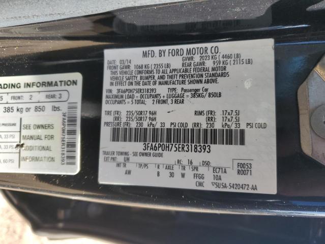 2014 FORD FUSION SE - 3FA6P0H75ER318393
