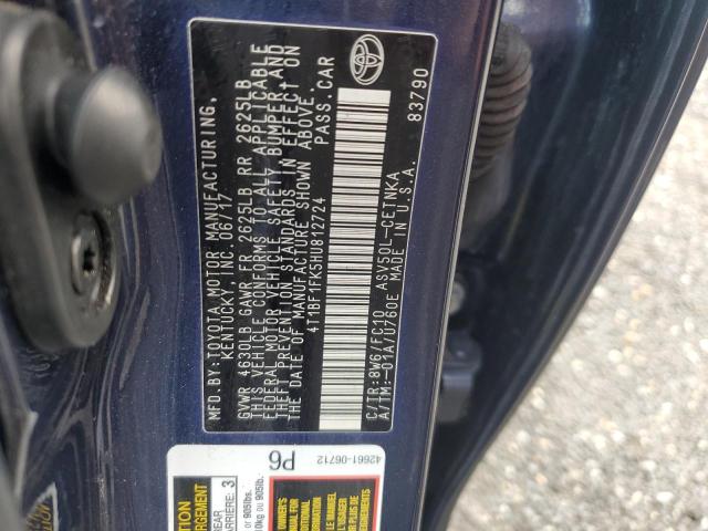 2017 TOYOTA CAMRY LE - 4T1BF1FK5HU812724