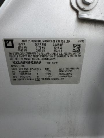 2015 GMC TERRAIN SL - 2GKALMEK8F6370548
