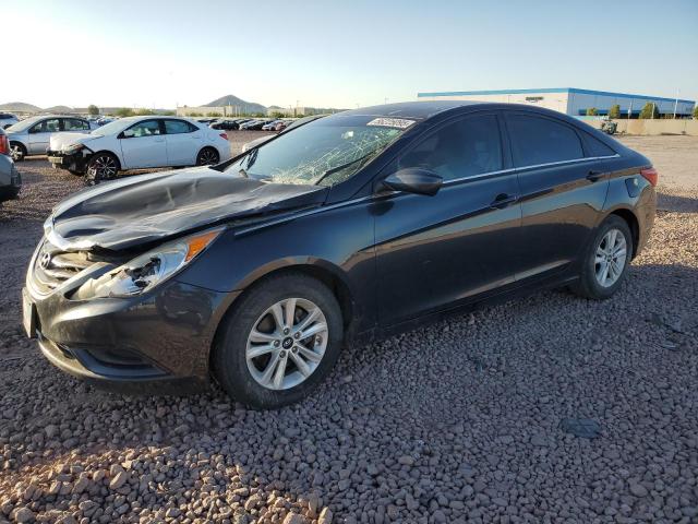 HYUNDAI SONATA GLS 2013 black  gas 5NPEB4AC6DH777730 photo #1