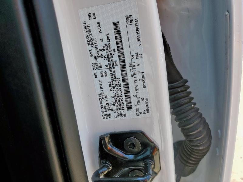 2020 FORD F150 SUPER - 1FTEW1CP2LKF02195