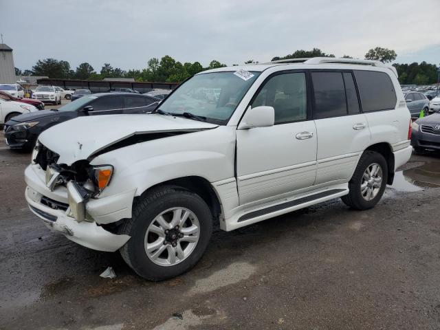 LEXUS LX 470 2004 white 4dr spor gas JTJHT00W043545745 photo #1