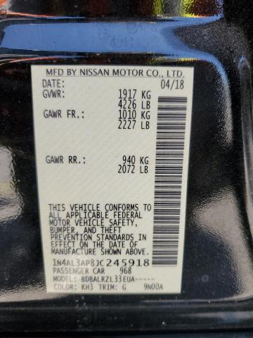 2018 NISSAN ALTIMA 2.5 - 1N4AL3AP8JC245918