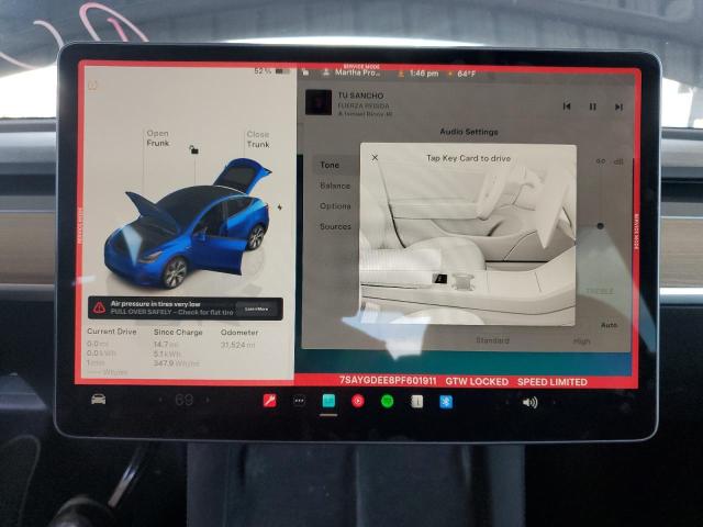 2023 TESLA MODEL Y 7SAYGDEE8PF601911