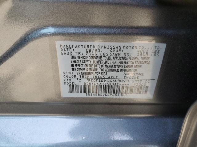 2020 NISSAN SENTRA SR - 3N1AB8DV6LY281303