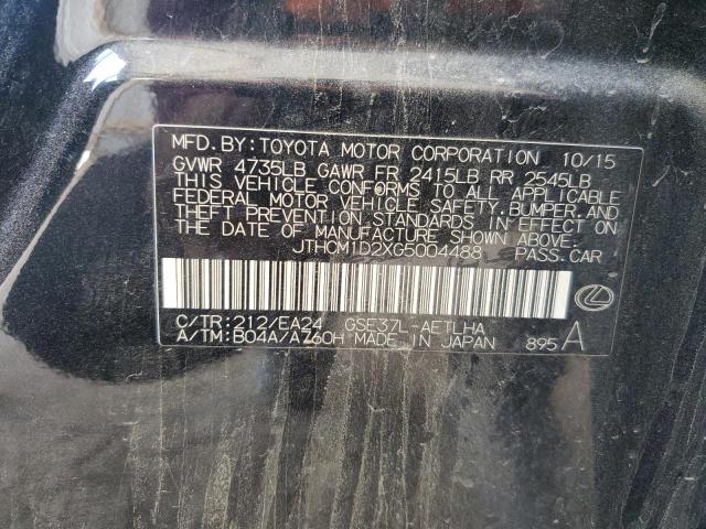 2016 LEXUS IS 300 JTHCM1D2XG5004488