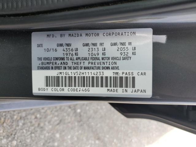 2017 MAZDA 6 TOURING - JM1GL1V52H1114233