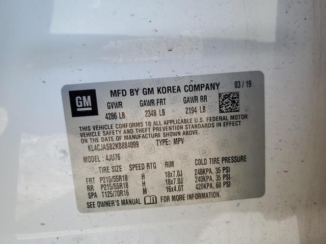 2019 BUICK ENCORE PRE - KL4CJASB2KB884099