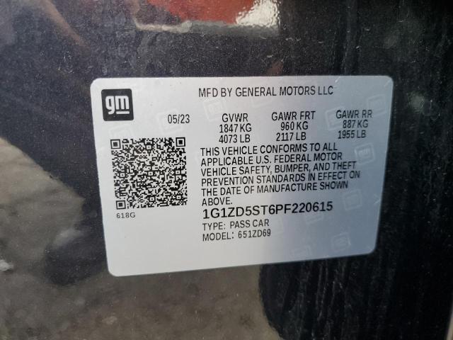 2023 CHEVROLET MALIBU LT - 1G1ZD5ST6PF220615