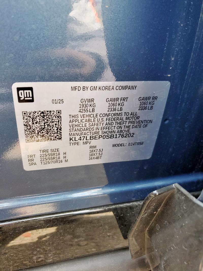 2025 BUICK ENVISTA SP KL47LBEP0SB176202