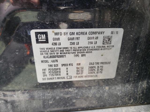 2015 BUICK ENCORE CON KL4CJBSB0FB266971