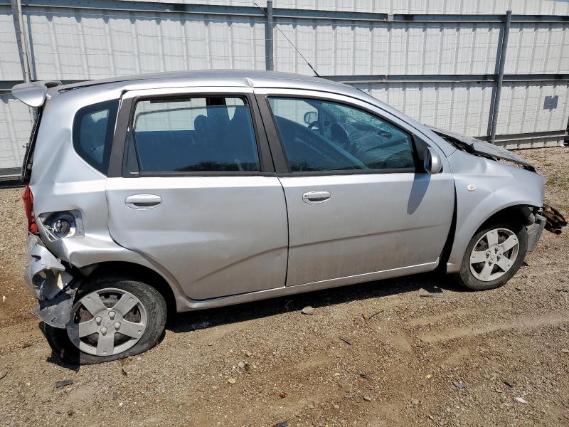 CHEVROLET AVEO BASE 2008 silver hatchbac gas KL1TD66678B254800 photo #4