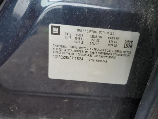 2016 CHEVROLET CRUZE LIMI 1G1PE5SB4G7111334