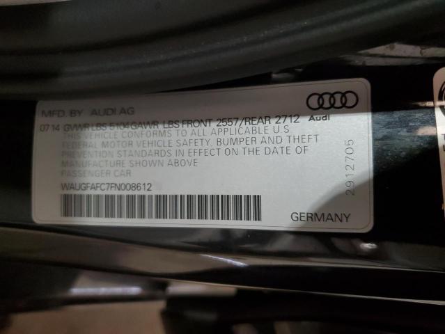 2015 AUDI A6 PREMIUM - WAUGFAFC7FN008612