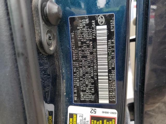 2018 TOYOTA CAMRY L 4T1B11HK5JU550916
