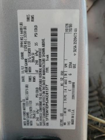2018 FORD F150 SUPER 1FTEW1EP5JKC81377