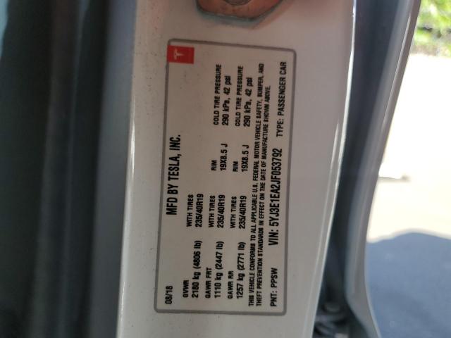 2018 TESLA MODEL 3 - 5YJ3E1EA2JF053792