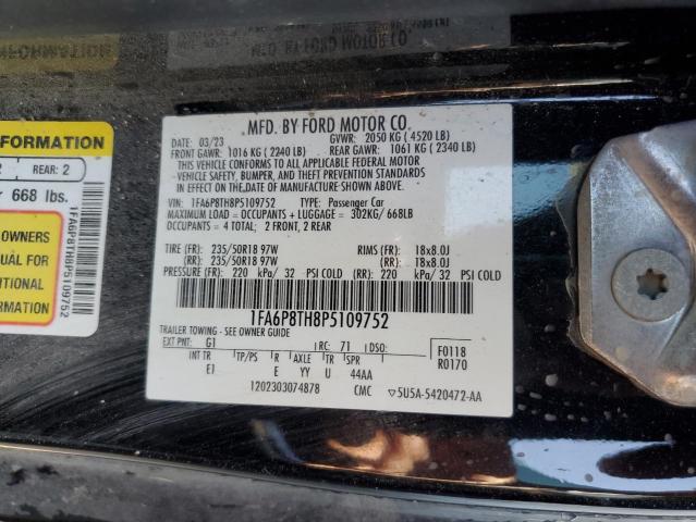 2023 FORD MUSTANG - 1FA6P8TH8P5109752