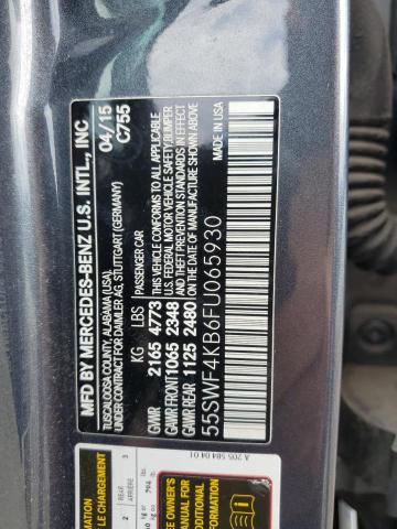 2015 MERCEDES-BENZ C 300 4MAT 55SWF4KB6FU065930