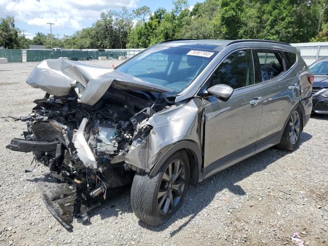 Vin: 5xyzw4la8hg491652, lot: 56907985, hyundai santa fe 2017 img_1