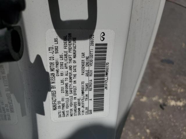 2021 INFINITI Q60 RED SP JN1FV7LL1MM560170