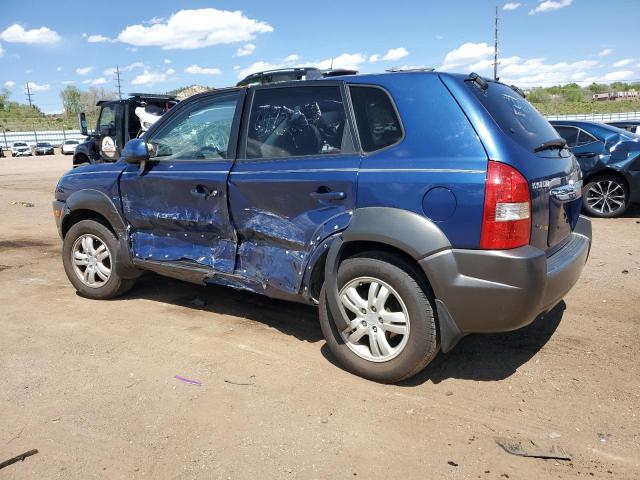 HYUNDAI TUCSON GLS 2006 blue 4dr spor gas KM8JN12DX6U322993 photo #3