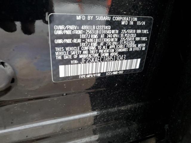2024 SUBARU FORESTER S JF2SKAEC1RH513043