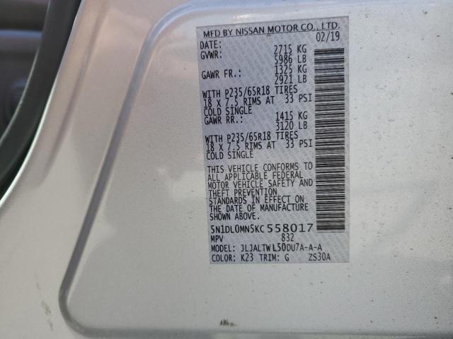 2019 INFINITI QX60 LUXE - 5N1DL0MN5KC558017