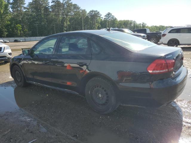 VOLKSWAGEN PASSAT S 2013 black sedan 4d gas 1VWAP7A33DC055867 photo #3