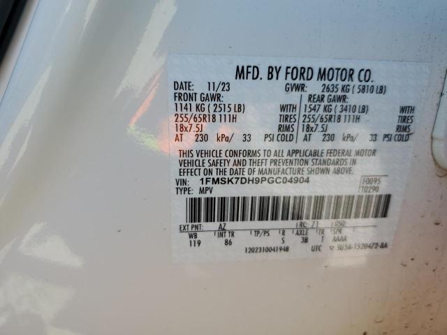 2023 FORD EXPLORER X - 1FMSK7DH9PGC04904