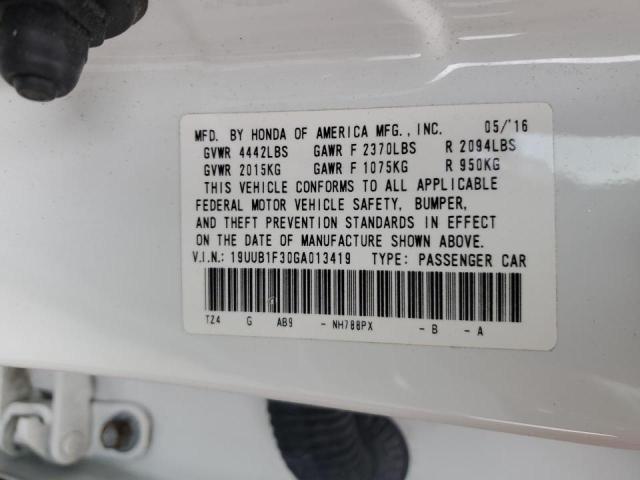 2016 ACURA TLX - 19UUB1F30GA013419