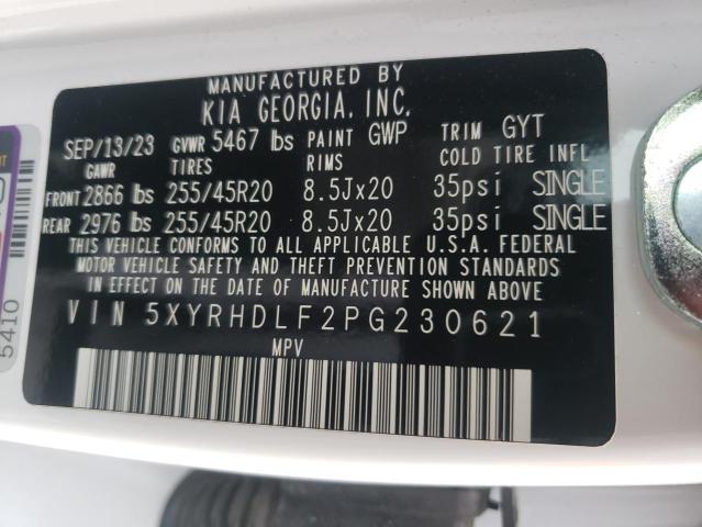 2023 KIA SORENTO EX - 5XYRHDLF2PG230621