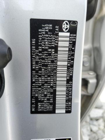 2020 TOYOTA COROLLA SE - 5YFS4RCE9LP056330