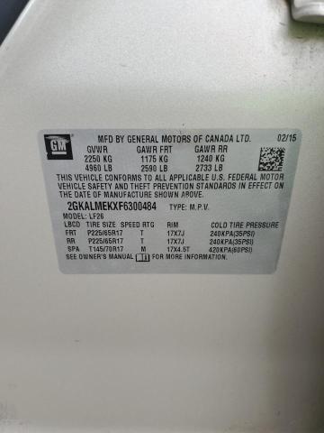 2015 GMC TERRAIN SL - 2GKALMEKXF6300484