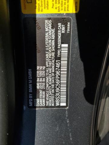 2015 BMW M4 WBS3U9C56FP967461