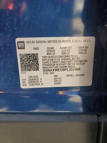 2023 CHEVROLET EQUINOX RS 3GNAXWEG9PL102488