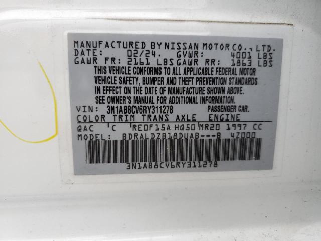 2024 NISSAN SENTRA SV - 3N1AB8CV6RY311278