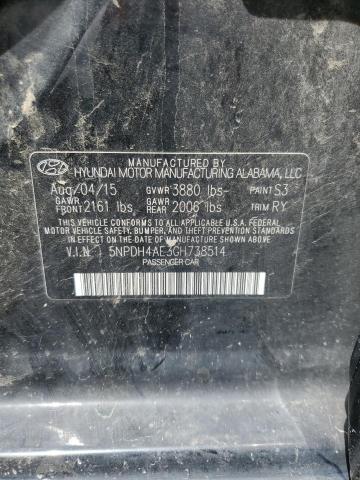2016 HYUNDAI ELANTRA SE - 5NPDH4AE3GH738514