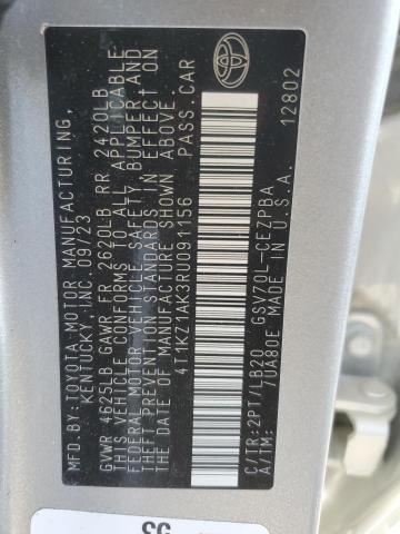 2024 TOYOTA CAMRY TRD 4T1KZ1AK3RU091156