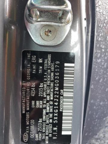 2021 KIA K5 LXS - 5XXG14J22MG036179