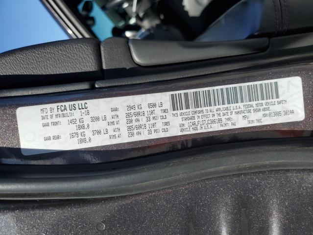 2018 JEEP GRAND CHER - 1C4RJFLG7JC306189