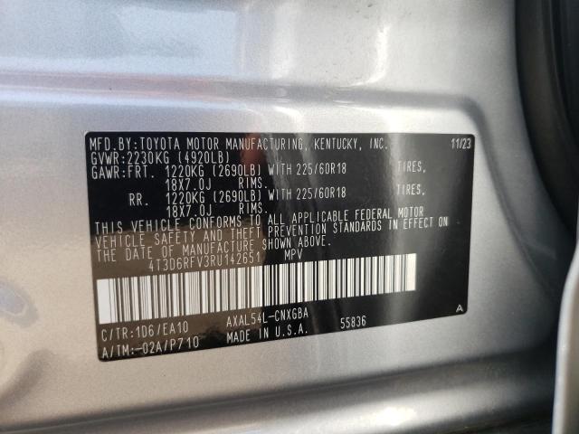 2024 TOYOTA RAV4 LIMIT - 4T3D6RFV3RU142651