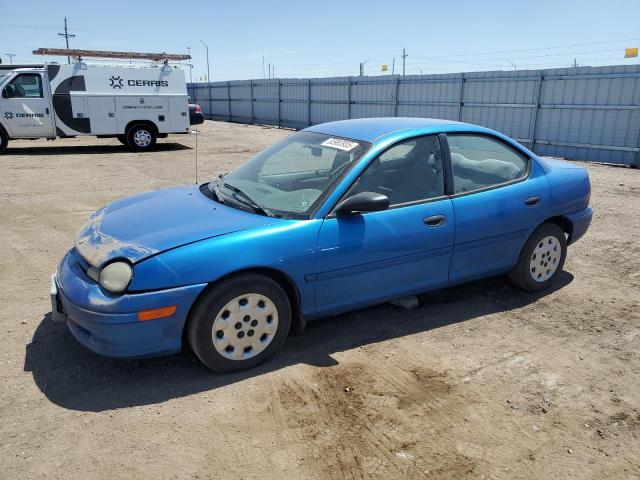 DODGE NEON HIGHL 1998 blue  gas 1B3ES47C0WD724345 photo #1