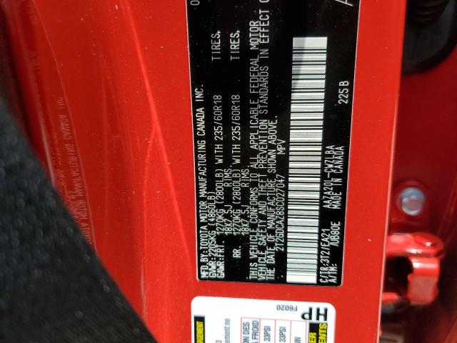 2025 LEXUS NX 250 PRE 2T2GDCAZ8SC027047